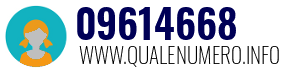 Numero di telefono 09614668 09614668