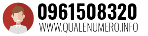 Numero di telefono 0961508320 0961508320