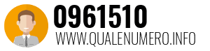 Numero di telefono 0961510 0961510