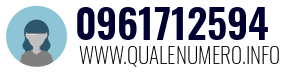 Numero di telefono 0961712594 0961712594