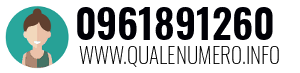 Numero di telefono 0961891260 0961891260