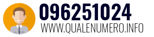 Numero di telefono 096251024 096251024