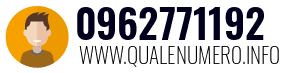 Numero di telefono 0962771192 0962771192