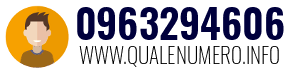 Numero di telefono 0963294606 0963294606
