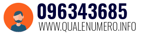 Numero di telefono 096343685 096343685