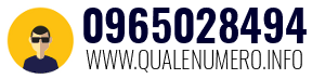 Numero di telefono 0965028494 0965028494