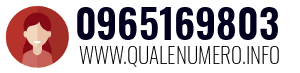 Numero di telefono 0965169803 0965169803