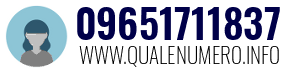 Numero di telefono 09651711837 09651711837