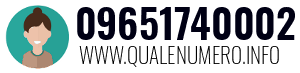 Numero di telefono 09651740002 09651740002