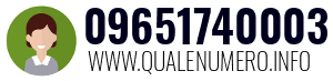 Numero di telefono 09651740003 09651740003
