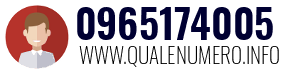 Numero di telefono 0965174005 0965174005