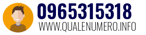 Numero di telefono 0965315318 0965315318