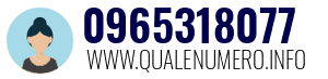 Numero di telefono 0965318077 0965318077