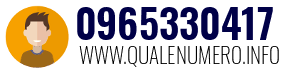Numero di telefono 0965330417 0965330417