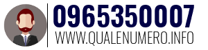 Numero di telefono 0965350007 0965350007