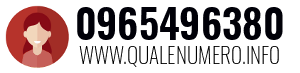 Numero di telefono 0965496380 0965496380