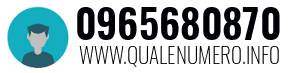 Numero di telefono 0965680870 0965680870
