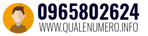 Numero di telefono 0965802624 0965802624