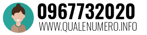Numero di telefono 0967732020 0967732020
