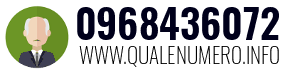 Numero di telefono 0968436072 0968436072