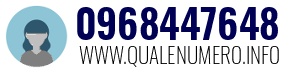 Numero di telefono 0968447648 0968447648