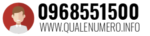 Numero di telefono 0968551500 0968551500