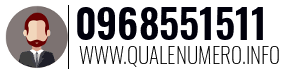 Numero di telefono 0968551511 0968551511