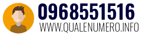 Numero di telefono 0968551516 0968551516