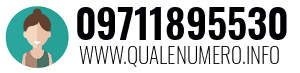 Numero di telefono 09711895530 09711895530