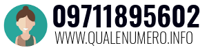 Numero di telefono 09711895602 09711895602