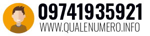 Numero di telefono 09741935921 09741935921