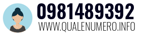 Numero di telefono 0981489392 0981489392