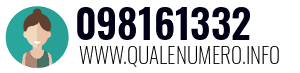 Numero di telefono 098161332 098161332