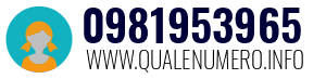 Numero di telefono 0981953965 0981953965