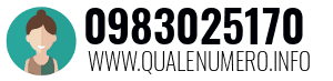 Numero di telefono 0983025170 0983025170