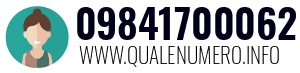 Numero di telefono 09841700062 09841700062