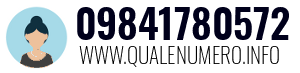 Numero di telefono 09841780572 09841780572
