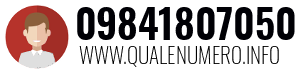 Numero di telefono 09841807050 09841807050