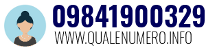 Numero di telefono 09841900329 09841900329