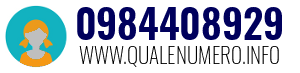 Numero di telefono 0984408929 0984408929