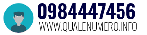 Numero di telefono 0984447456 0984447456