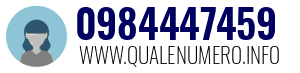 Numero di telefono 0984447459 0984447459