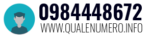 Numero di telefono 0984448672 0984448672