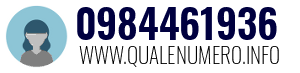 Numero di telefono 0984461936 0984461936