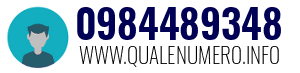 Numero di telefono 0984489348 0984489348