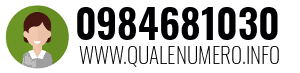 Numero di telefono 0984681030 0984681030