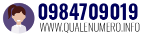 Numero di telefono 0984709019 0984709019