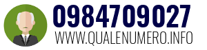 Numero di telefono 0984709027 0984709027