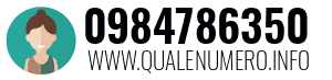 Numero di telefono 0984786350 0984786350