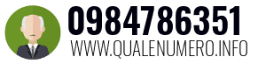 Numero di telefono 0984786351 0984786351